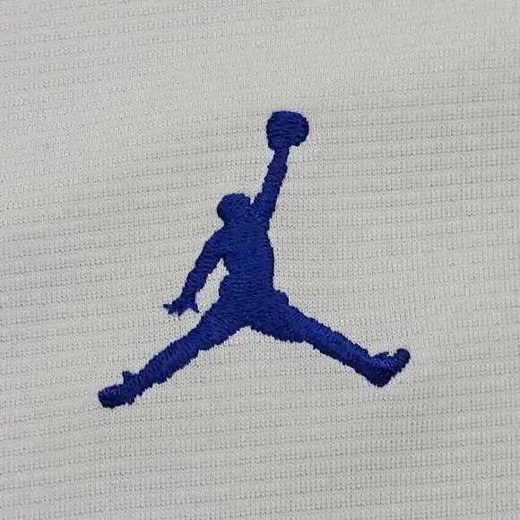 Florida Gators Air Jordan Polo Shirt Mens XL White Blue Football Golf Jumpman - Picture 6 of 16